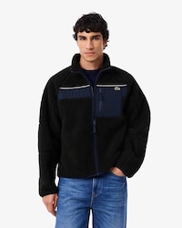 Men's Colorblock Sherpa Fleece Jacket