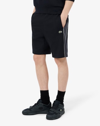 Regular Fit Colour-Block Fleece Shorts