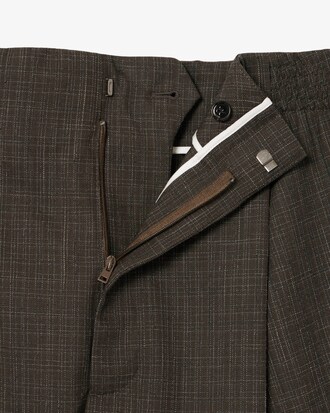 Runway Tailored Wool Bermuda Shorts