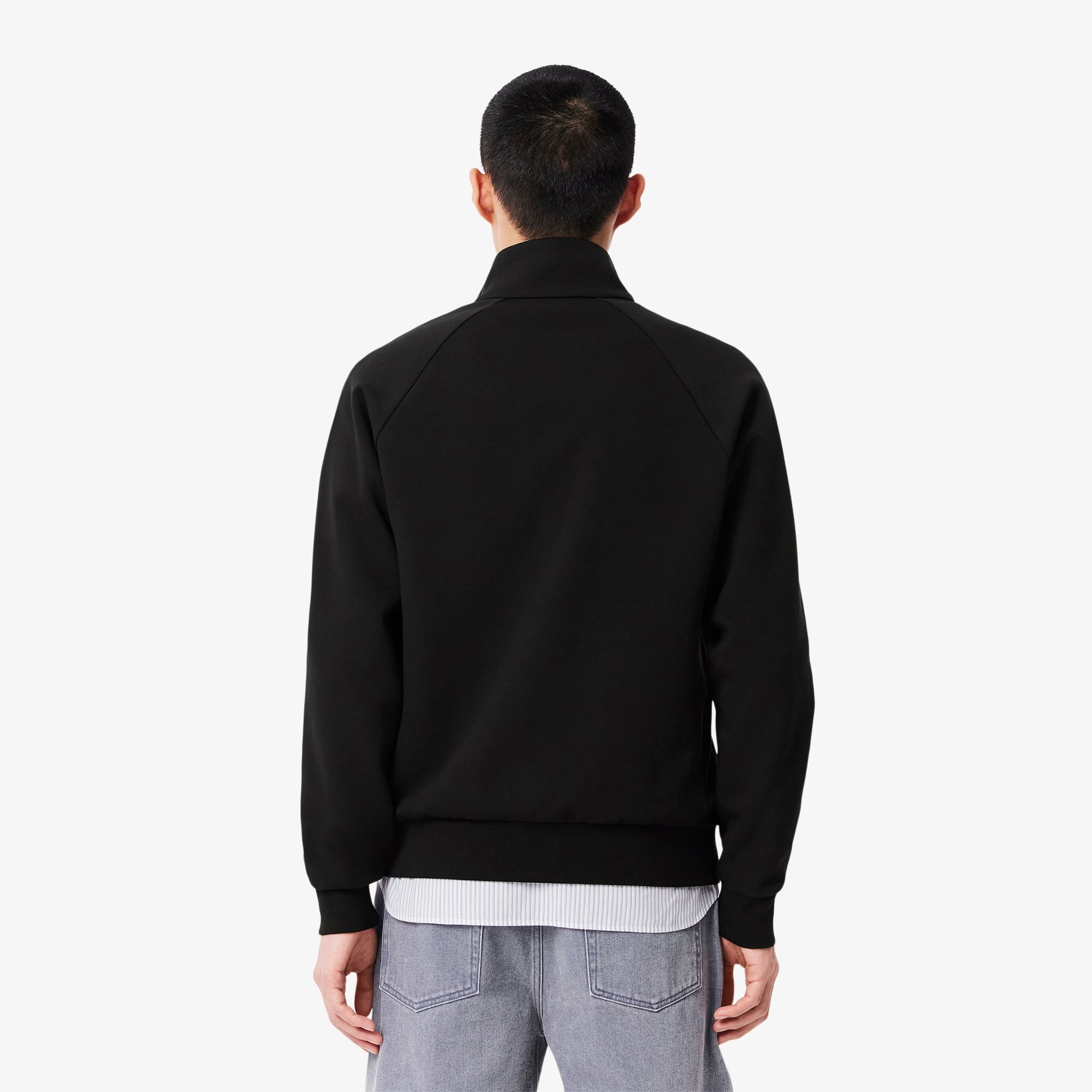 Men's Double Faced Jersey Zip-Up Sweatshirt - Sweaters