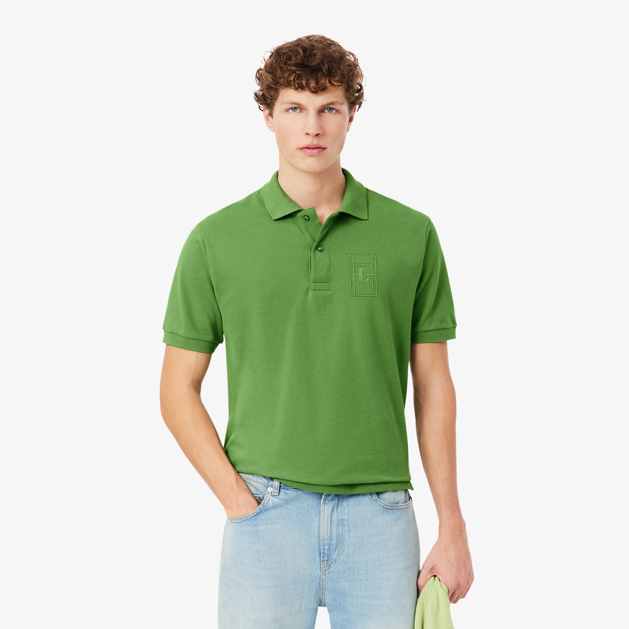 Lacoste Classic Fit Embroidery Detail Petit Piqué Polo Shirt