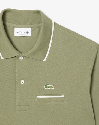 Men's Classic Fit Pocket Accent L.12.12 Polo