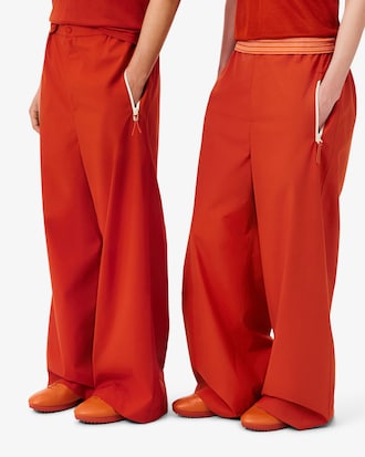 Runway Loose Fit Taffeta Pants