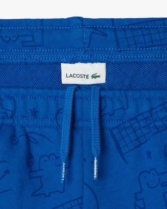 Shorts polares con motivo de cocodrilo