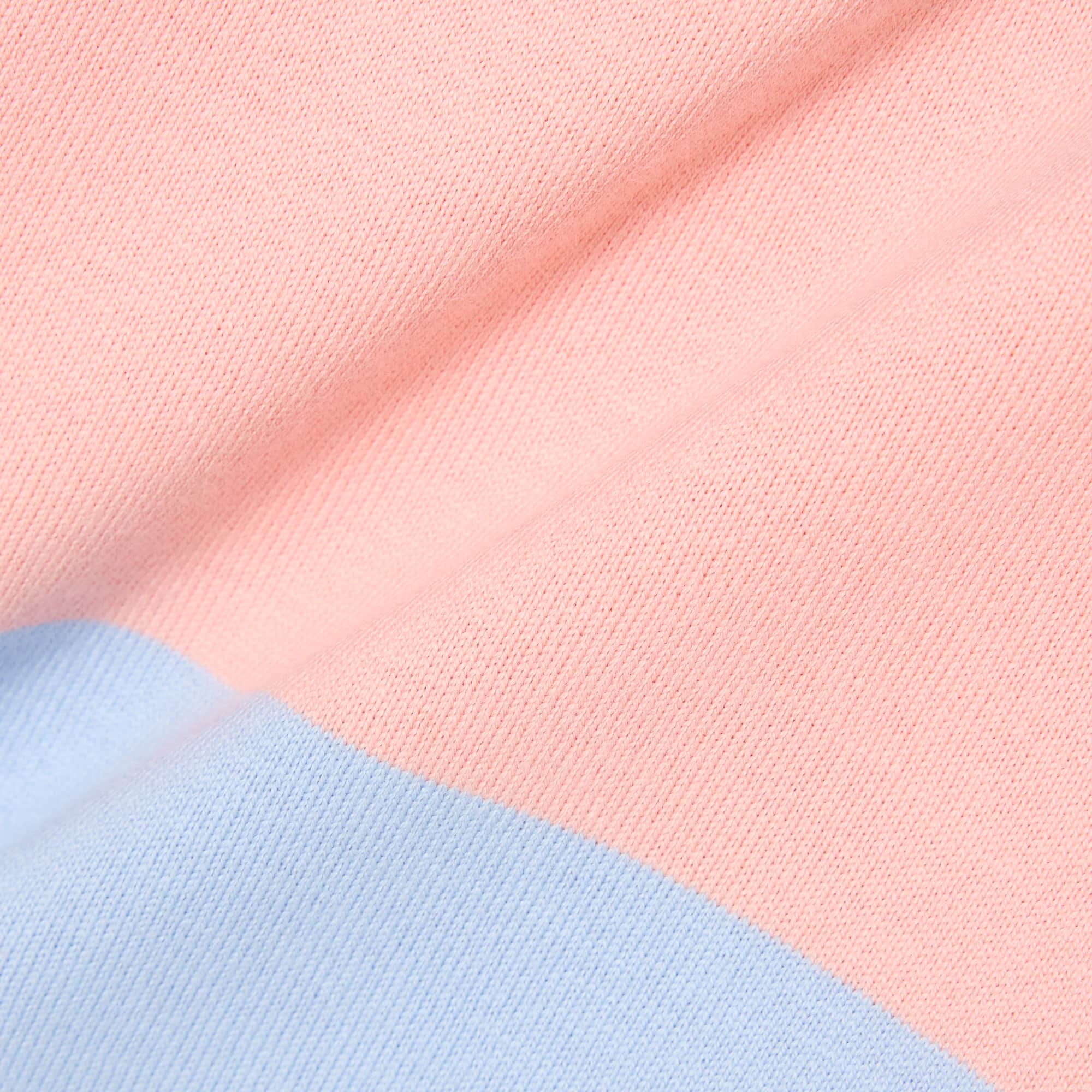 Oversized Striped Cotton Rugby Polo