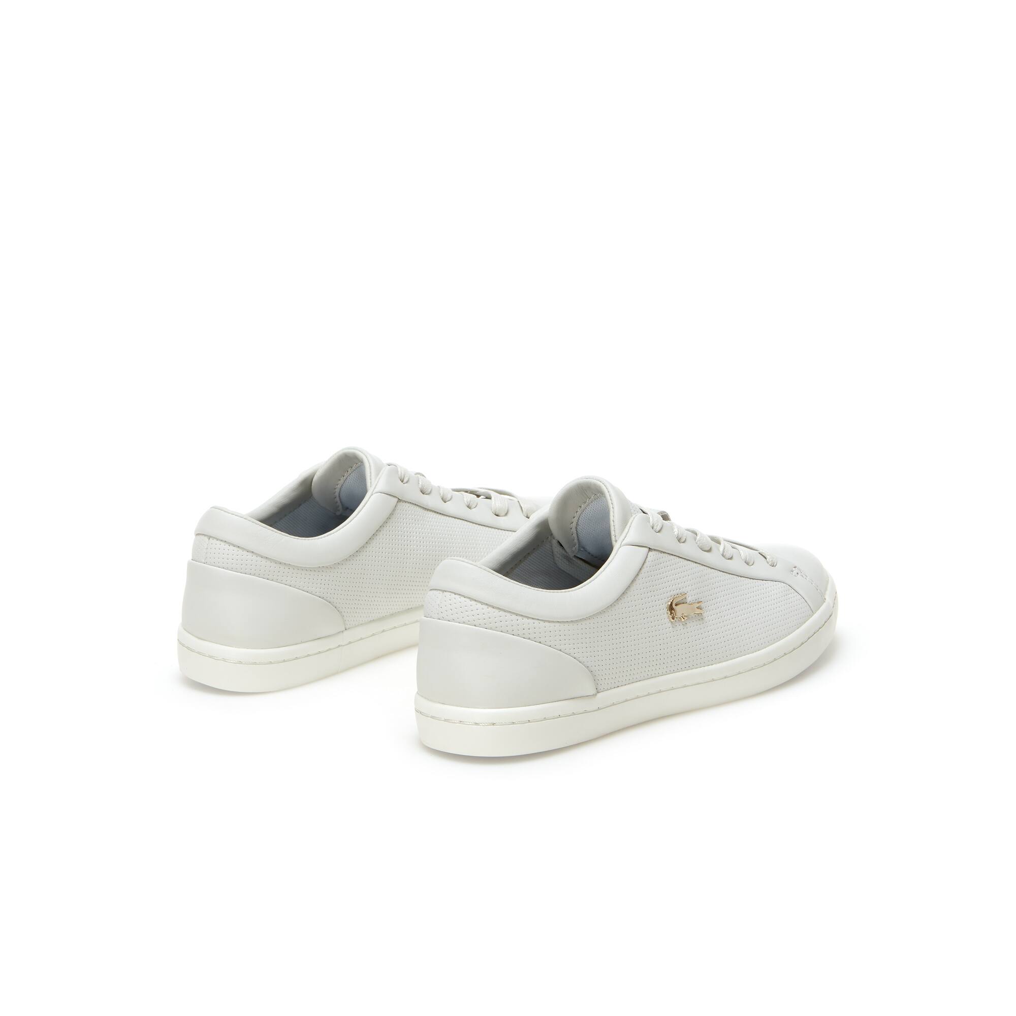 lacoste straightset leather sneaker