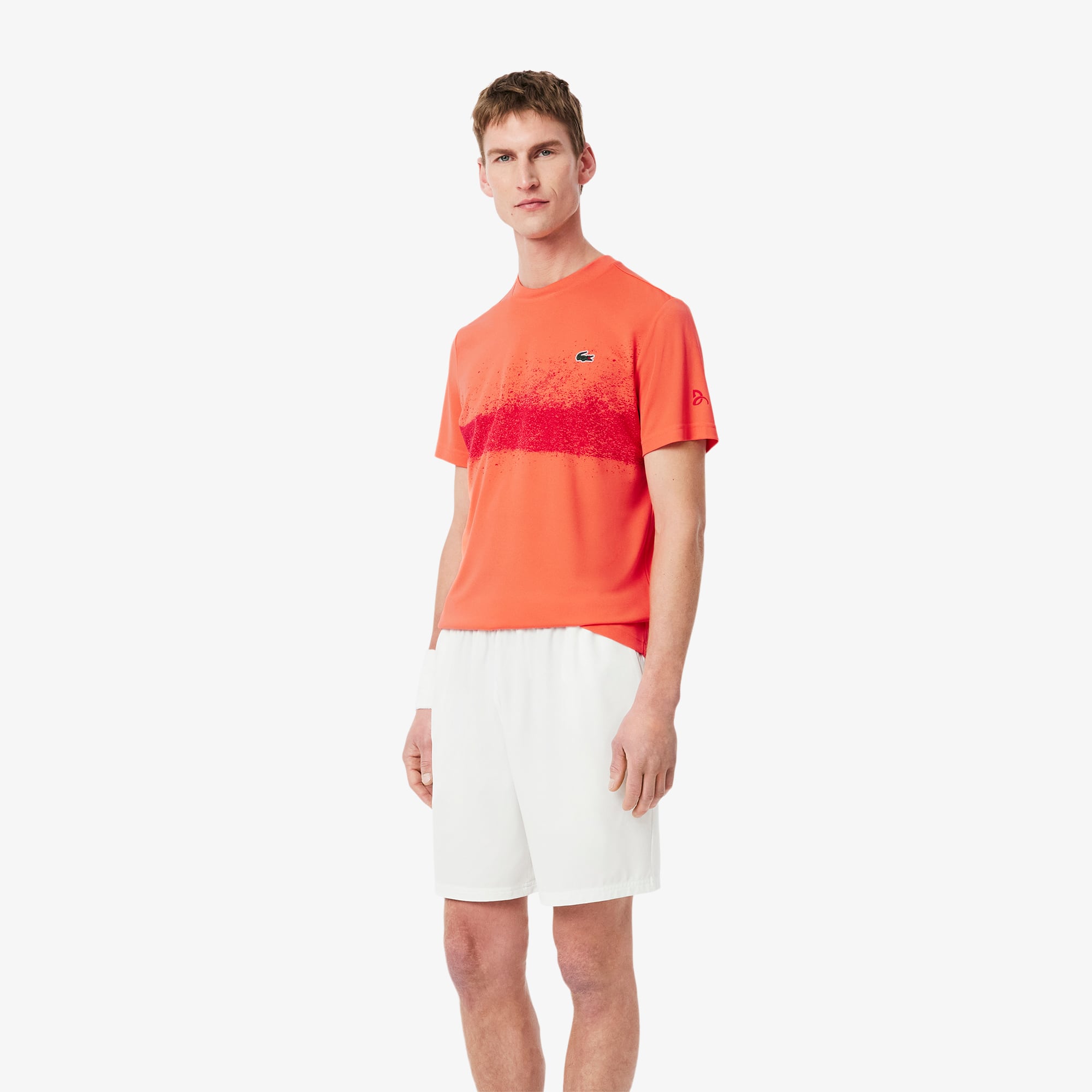 Lacoste スホティメッシュティテルTシャツ TH14870 031 Men's Ultra Dry XXL Logo Sport T-Shirt - T-shirts - New In