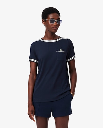 French Made Boat Neck T-shirt