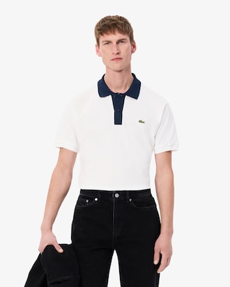 Polo De Corte Cl&aacute;sico Con Cuello En Contraste L.12.12 Para Hombre