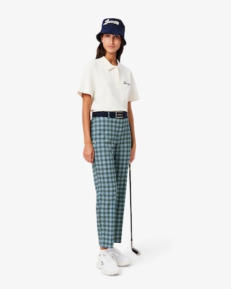 Pantalones de golf el&aacute;sticos con protecci&oacute;n UV y corte ajustado para mujer