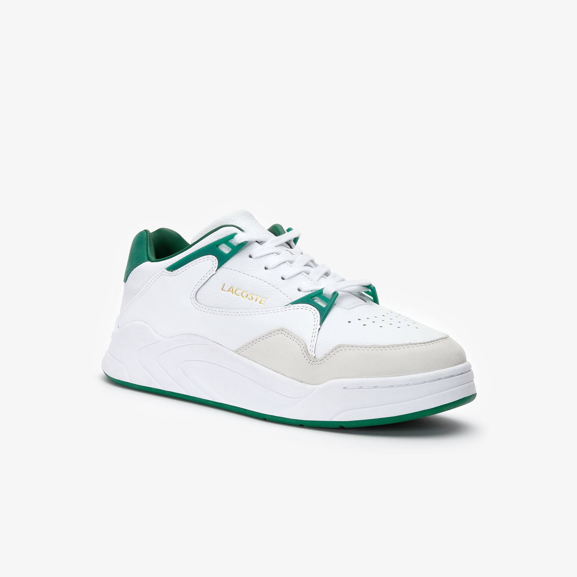 lacoste court slam tonal leather