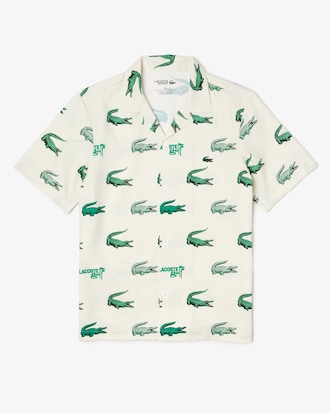 Men’s Printed Short-Sleeved Golf Shirt