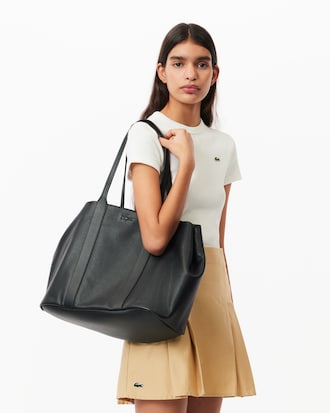 Women's XXL City Court Grain Leather Tote
