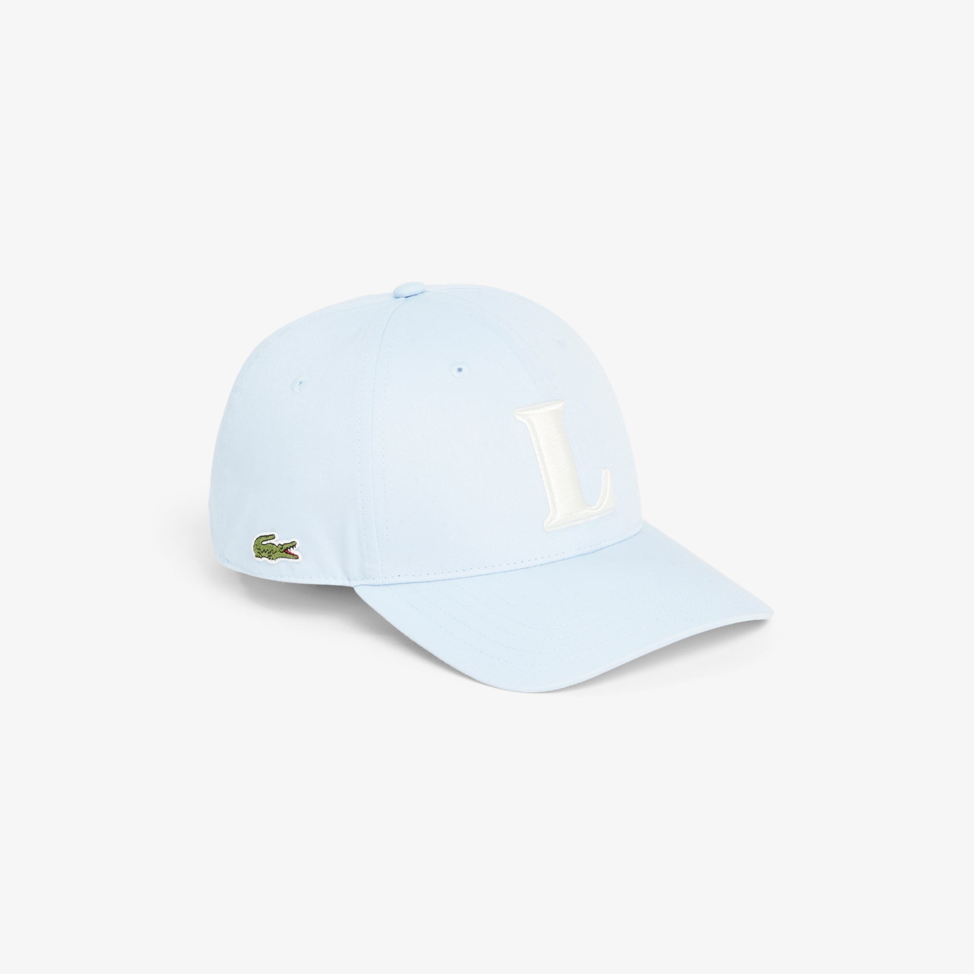Lacoste Unisex 3d Embroidered Baseball Cap In Blue