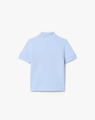 Polo de Petit Piqu&eacute; con Franja en Contraste