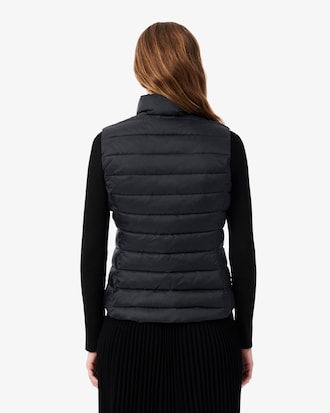 Water-Repellent Quilted Down Vest