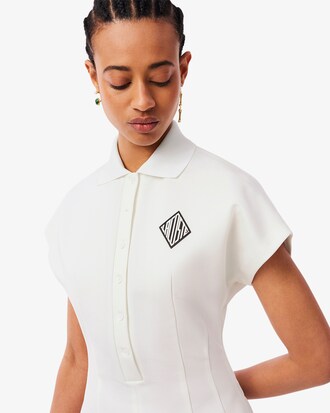 Women's Runway Pleated Polo Dress