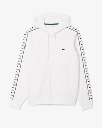 Men's Logo Stripe Zip-Up Hoodie