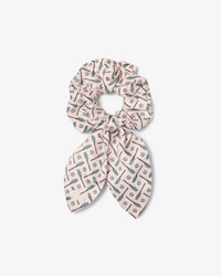 Printed Satin Scrunchie