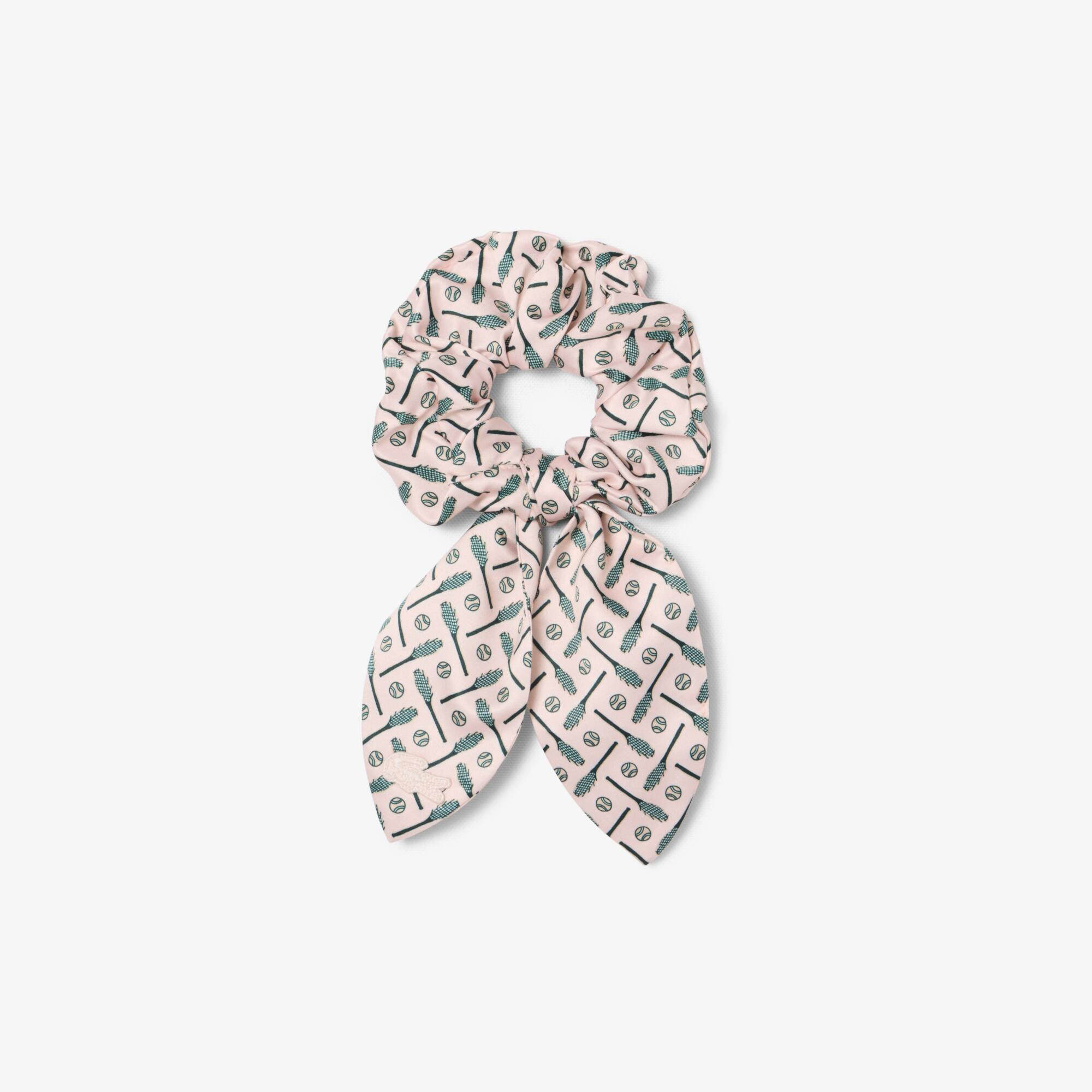 Printed Satin Scrunchie