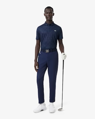 Regular Fit Printed Golf Polo