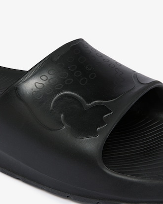 Men's Croco 2.0 Logo Strap Slides