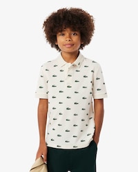 Boys' Printed Petit Piqu&eacute; Polo