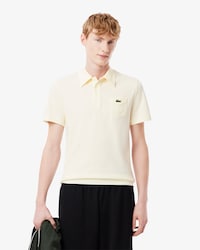 Polo de algod&oacute;n de corte ajustado para hombre