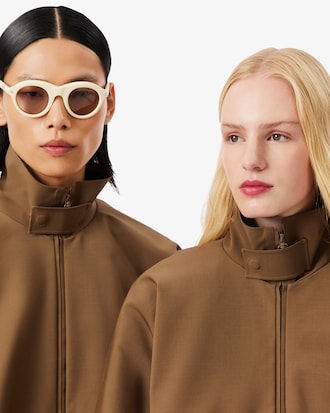 Runway Wool Blend Track Jacket