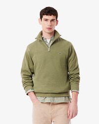 Men's Zip-Up High-Neck Sweatshirt
