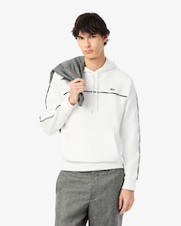 Sudadera Para Hombre Con Corte Cl&aacute;sico Y Rayas Con Logo