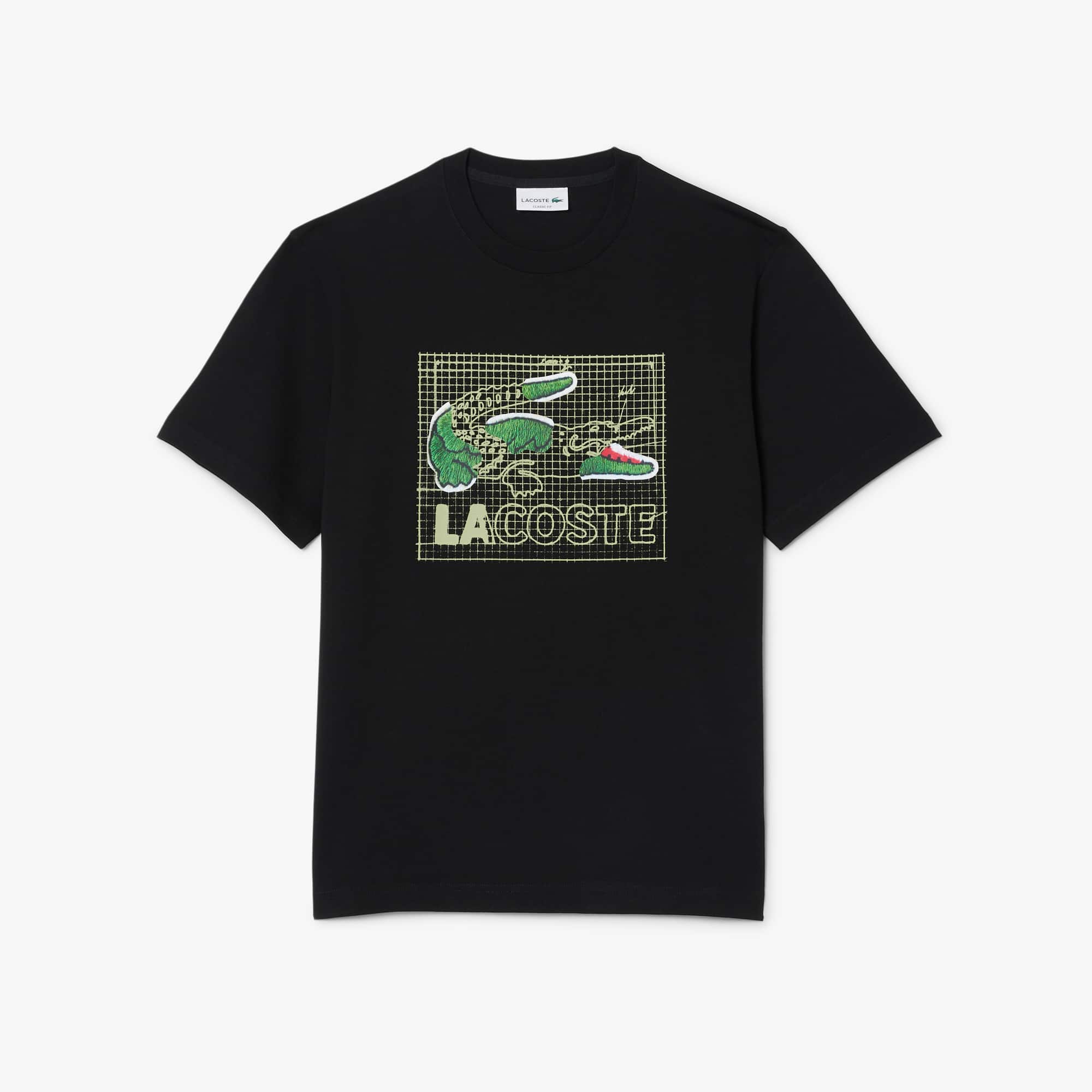 Printed Cotton T-Shirt - Organic Cotton - New In 2026 | Lacoste