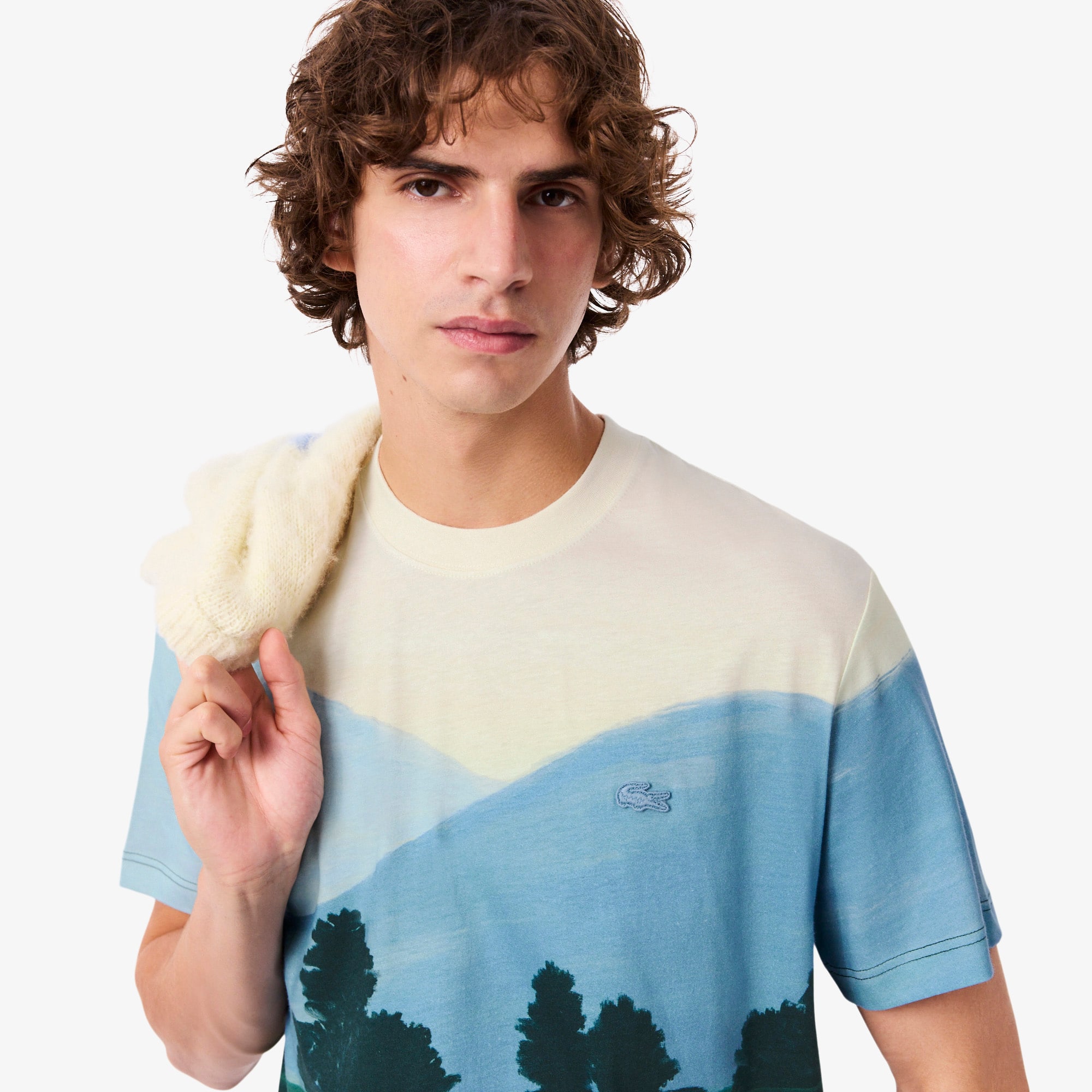 Men's Printed Jersey T-Shirt - Organic Cotton - New In 2026 | Lacoste