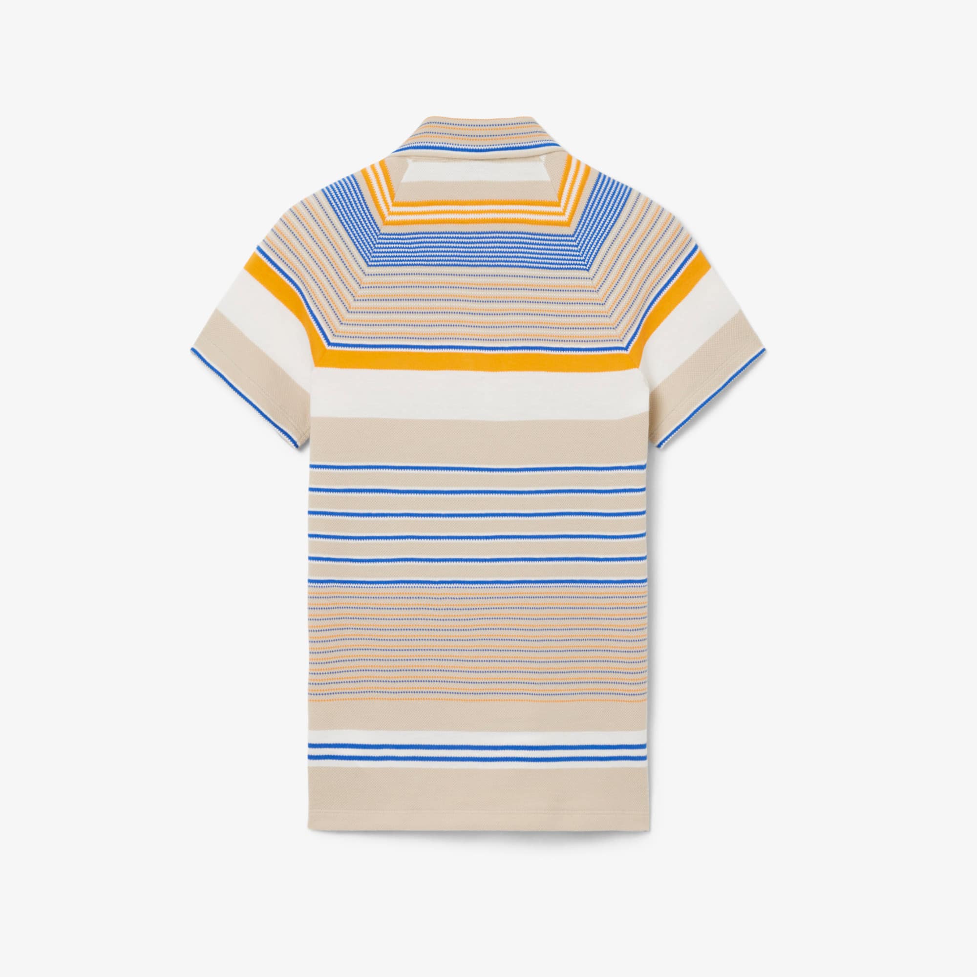 Runway Slim Fit Striped Piqué Polo Shirt - undefined - New In 2026