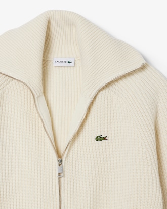 Men's Wool Zip-Up Sweater