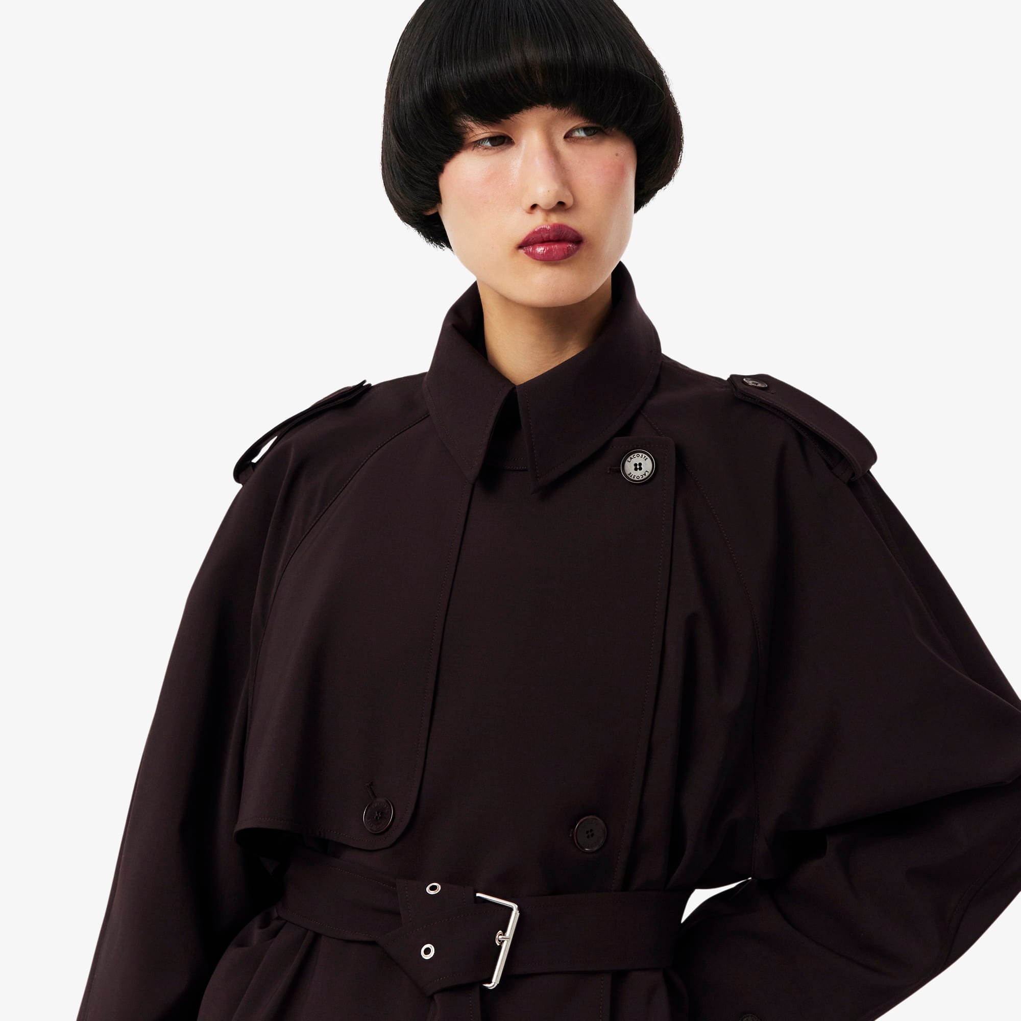 Oversized Wool Blend Trench Coat - Jackets & Coats - New In 2026