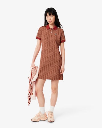 Women's Slim Fit Monogram Polo Dress