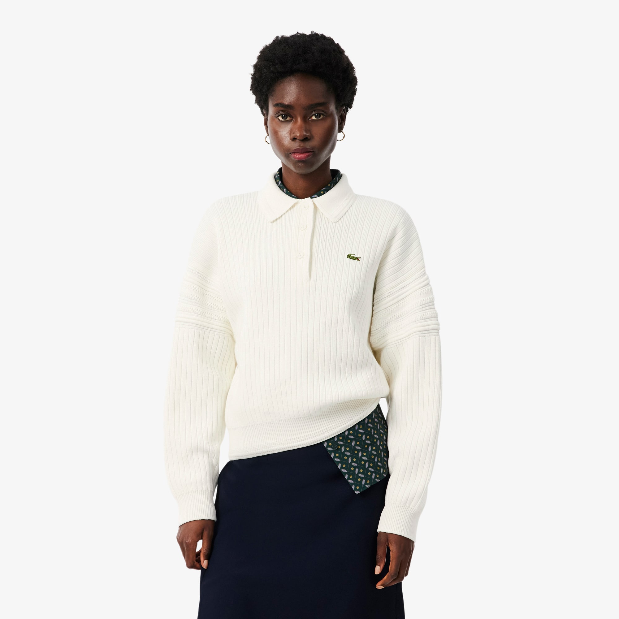 Made France Polo Collar Sweater