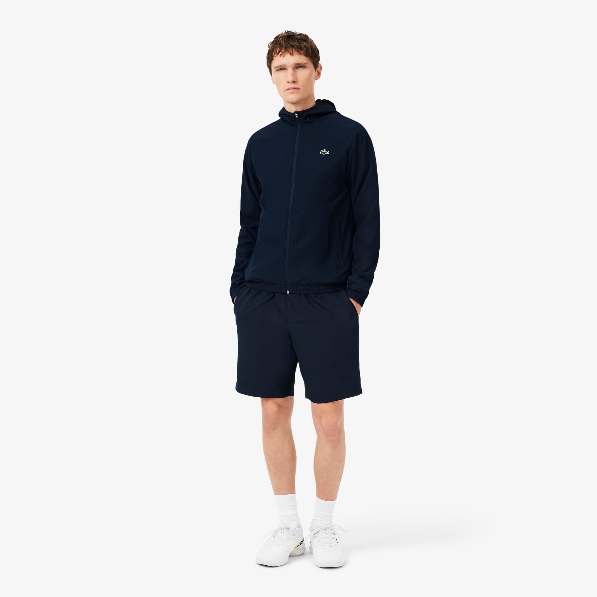 Lacoste Shorts de Tenis Ligeros para Hombre Azul