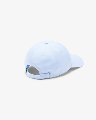 Casquette unisexe unie Lacoste en twill de coton biologique