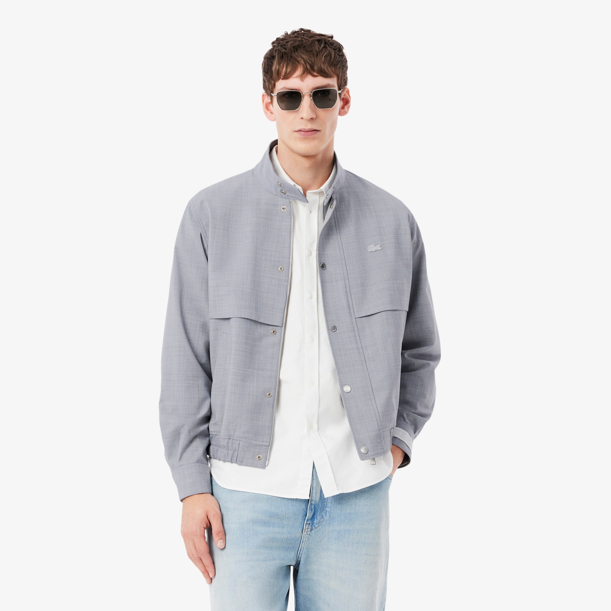 Wool Blend Harrington Jacket - Jackets & Coats - New In 2026 | Lacoste