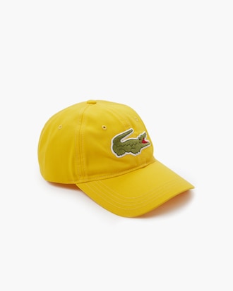 Unisex Contrast Strap And Oversized Crocodile Cotton Cap