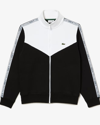 Men&rsquo;s Lacoste Classic Fit Colorblock Zipped Jogger Sweatshirt