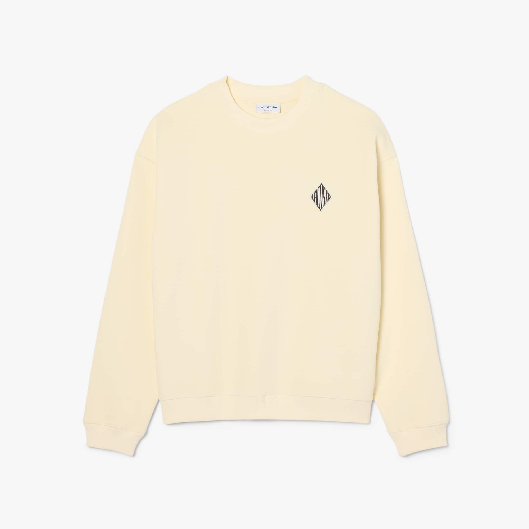 Double Face Piqué Badge Sweatshirt - Sweaters & Sweatshirts - New