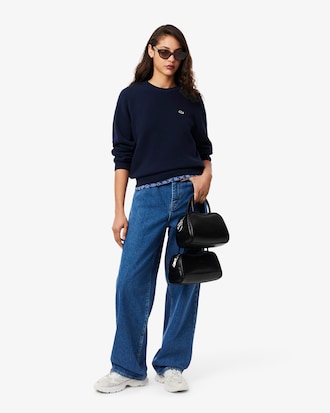 Women's Relaxed Fit Cotton Crew Neck Sweater