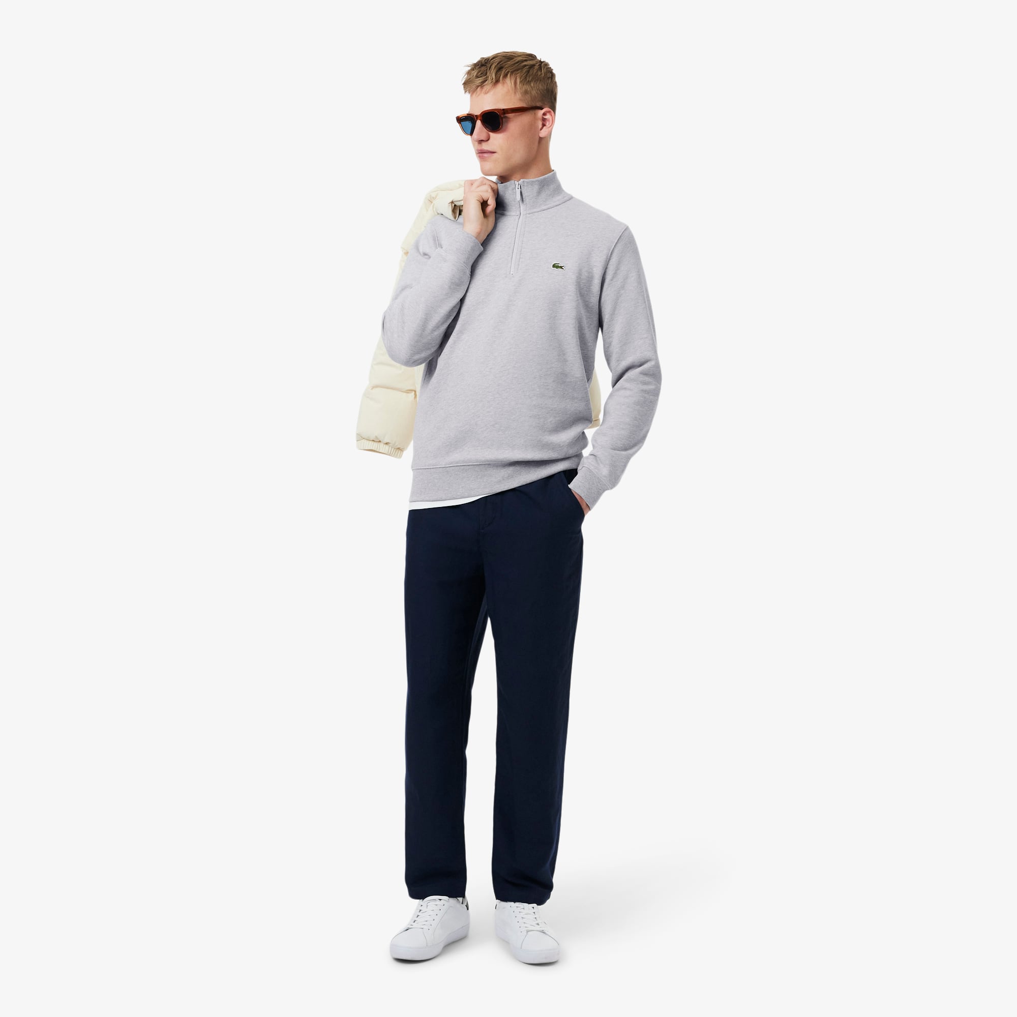Men's Zip-Up Fleece Sweatshirt - Sweaters & Sweatshirts - New In