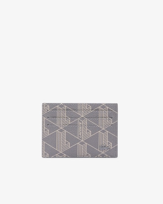 Men's The Blend Monogram Print Canvas Card Holder