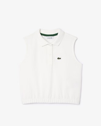 Kids' Sleeveless Stretch Mini Piqu&eacute; Polo