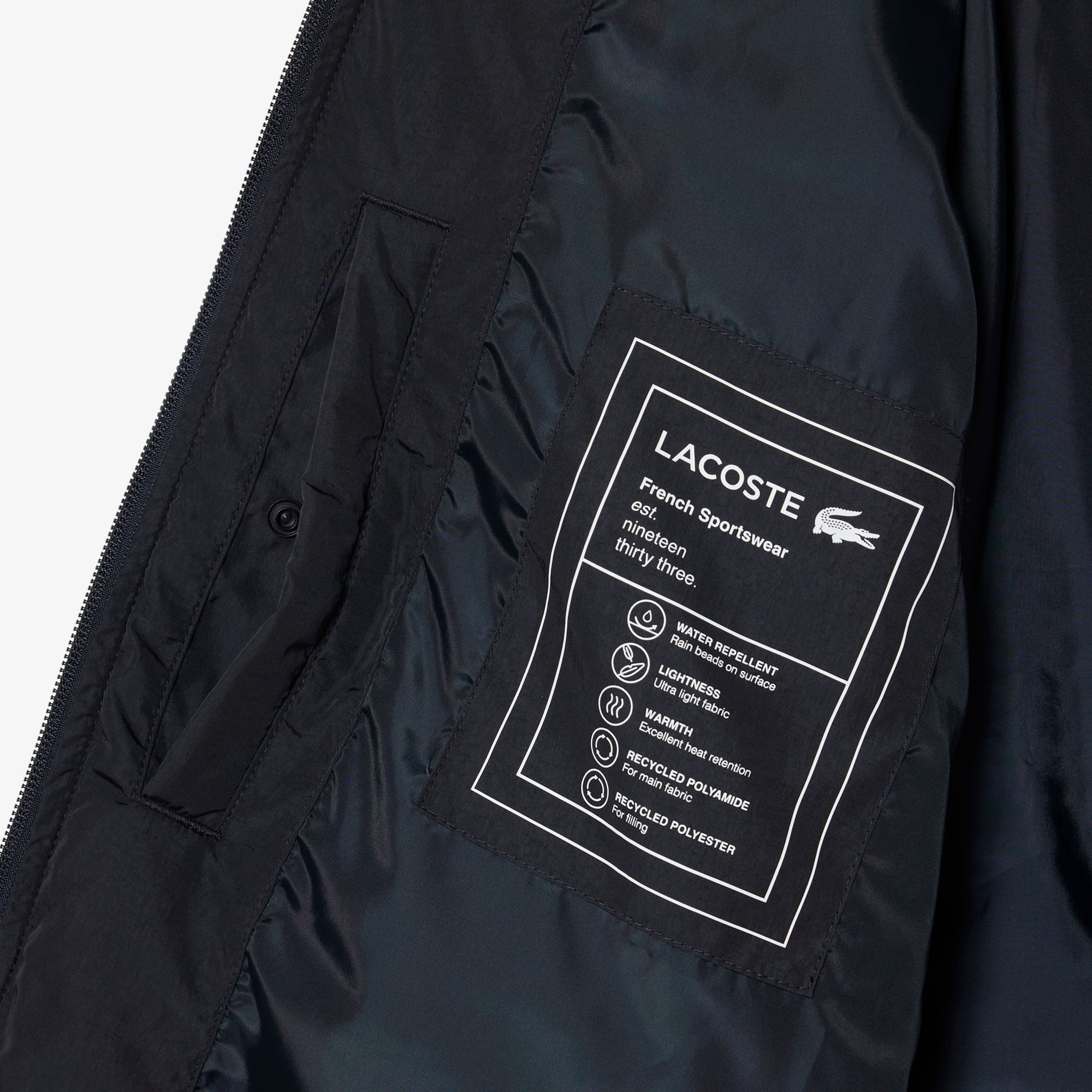 Lightweight Water-Repellent Quilted Puffed Jacket