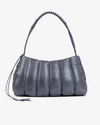 Runway Glossy Padded Nylon Purse